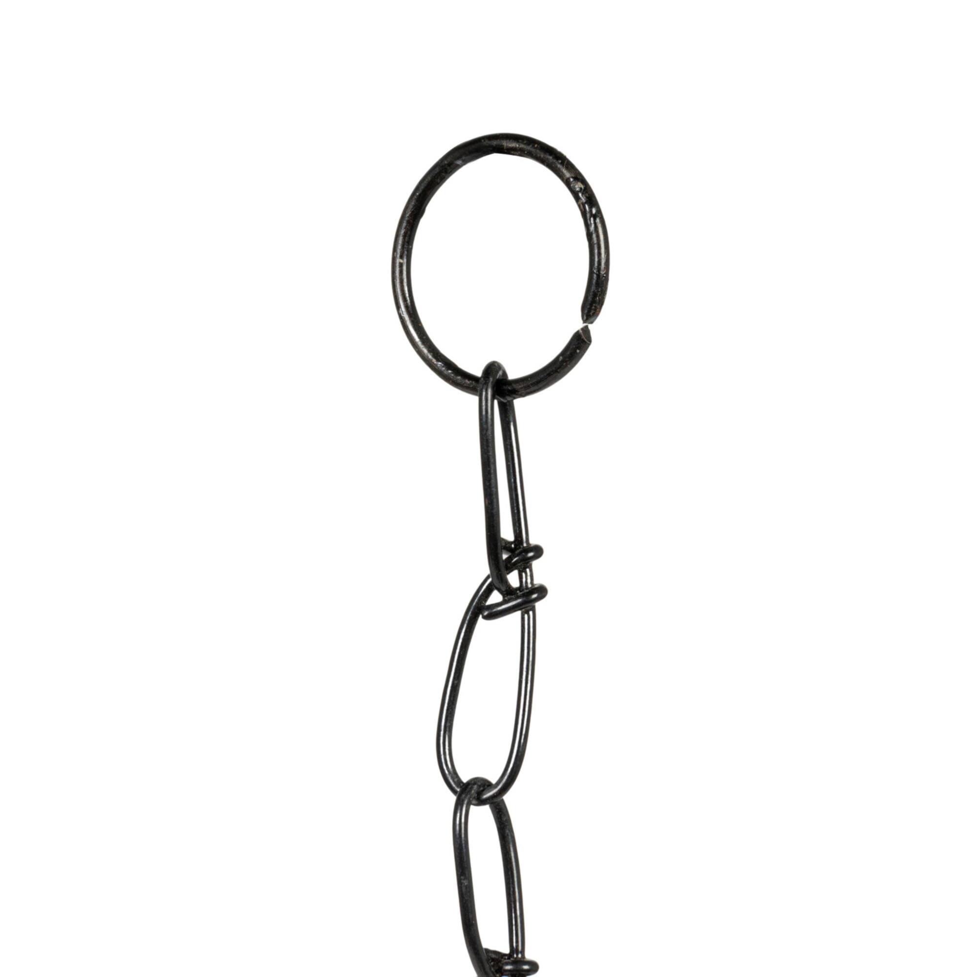 Hello Honey® Black & Golden Hanging Metal Hearts with Bells Wall Décor
